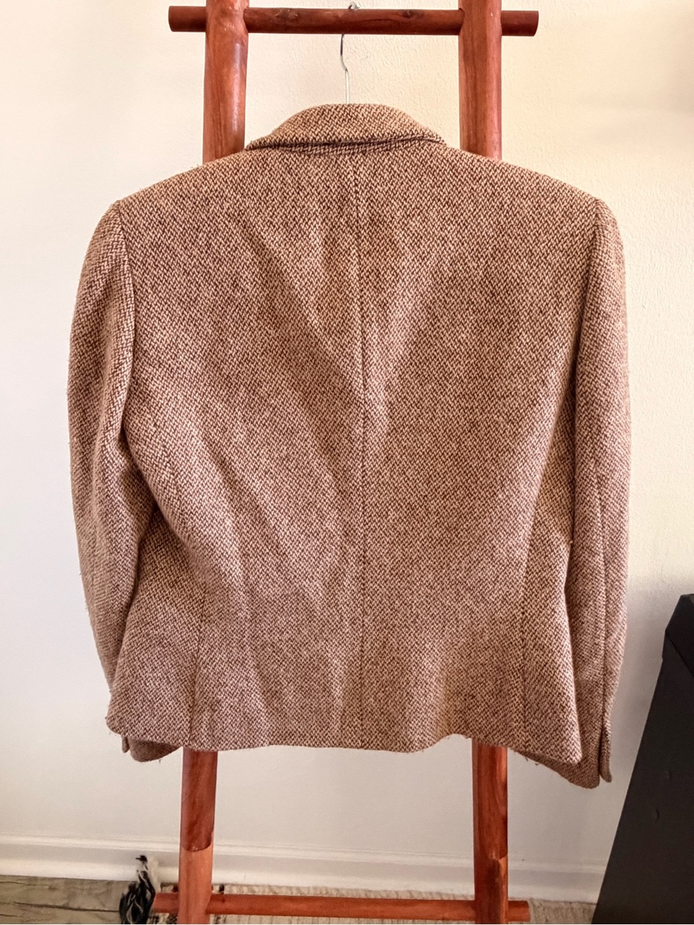 Vintage Lauren Ralph Lauren Herringbone Tweed Blazer Jacket - Picture 7 of 9